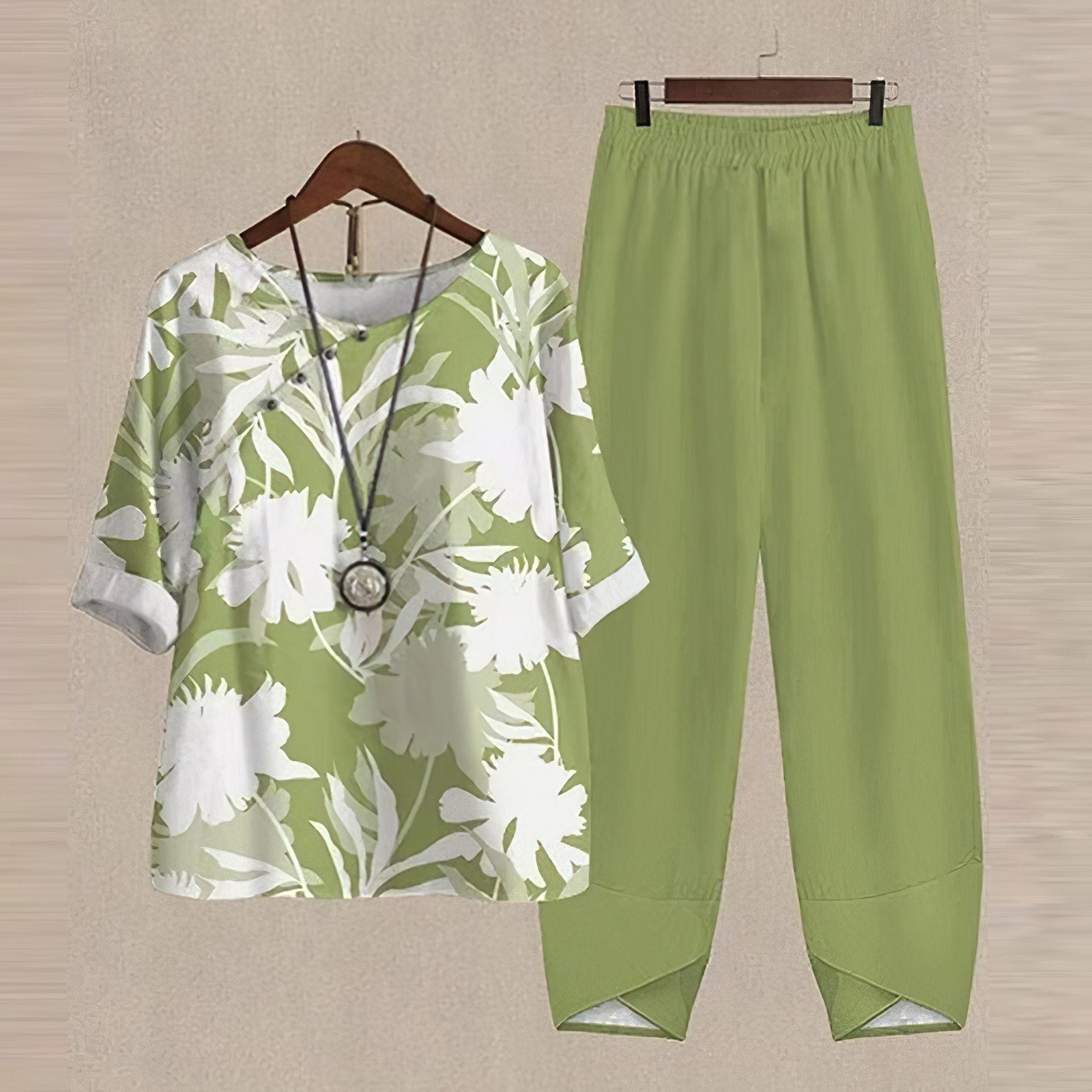 Conjunto Lilou Valmont — Camisa & Pantalón Chic Confort Mujer