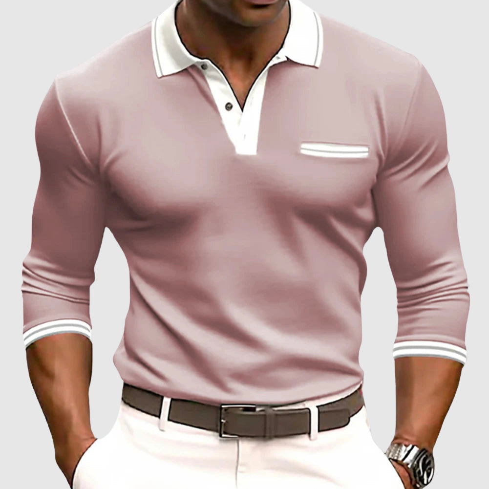Camisa Contrasté Valmont — Distinción sin esfuerzo | Blanco