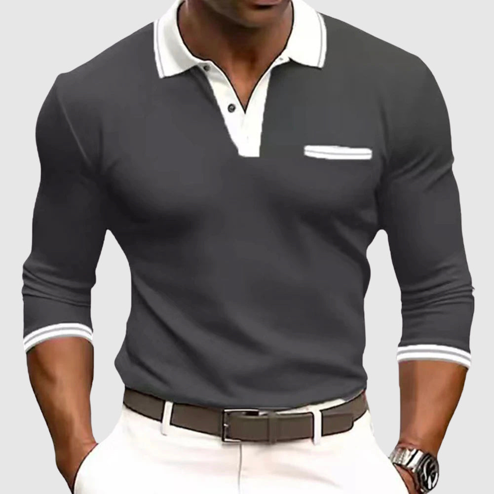 Camisa Contrasté Valmont — Distinción sin esfuerzo | Blanco