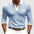 Camisa Contrasté Valmont — Distinción sin esfuerzo | Blanco