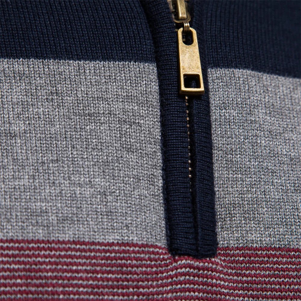 Héctor Valmont — Jersey Cuello Alto Elegante Hombre | Distinción