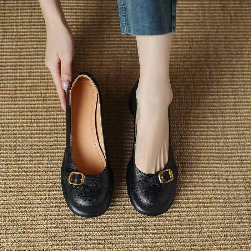 Escarpín Amélie Valmont — Elegancia Confort Todo el Día | Negro
