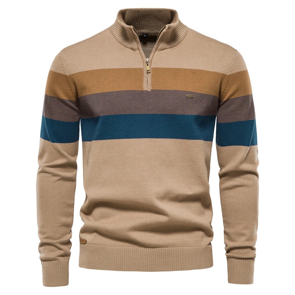Héctor Valmont — Jersey Cuello Alto Elegante Hombre | Distinción