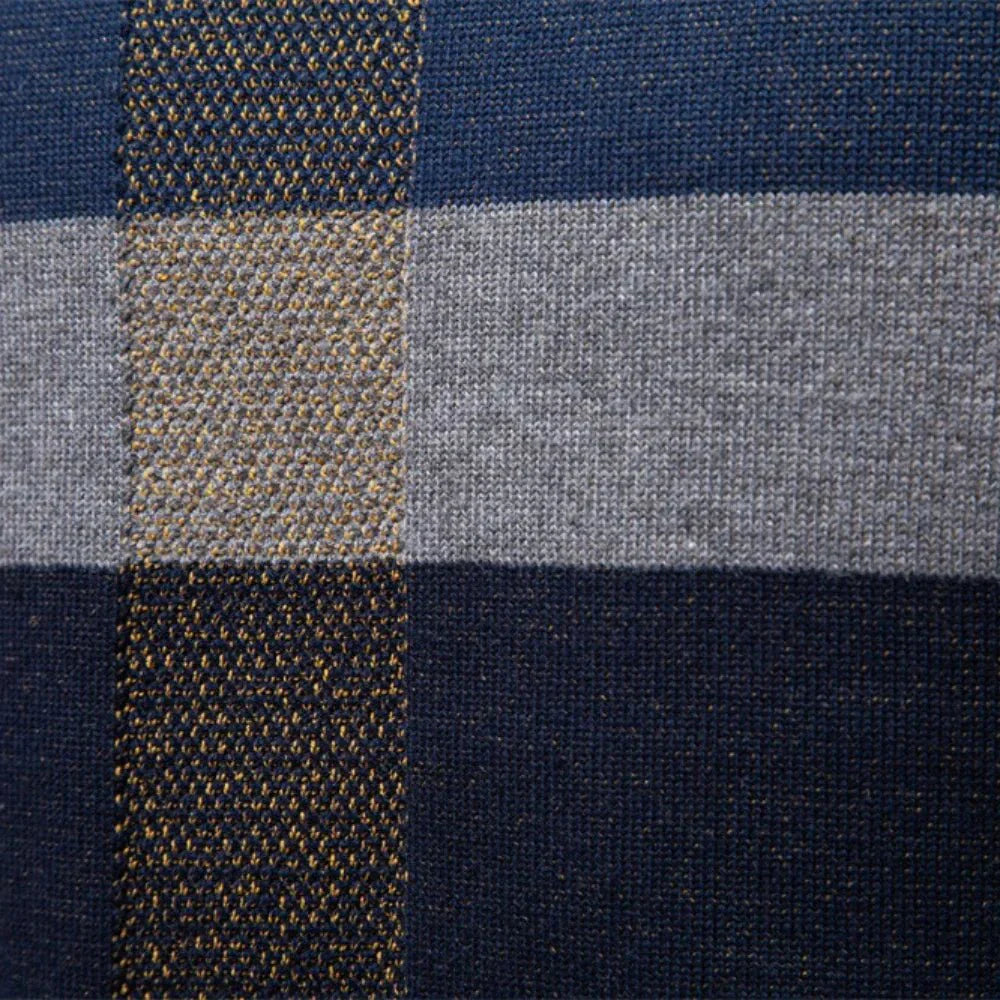 Lucas Valmont — Jersey Punto Rombos Hombre | Artesanía Textil