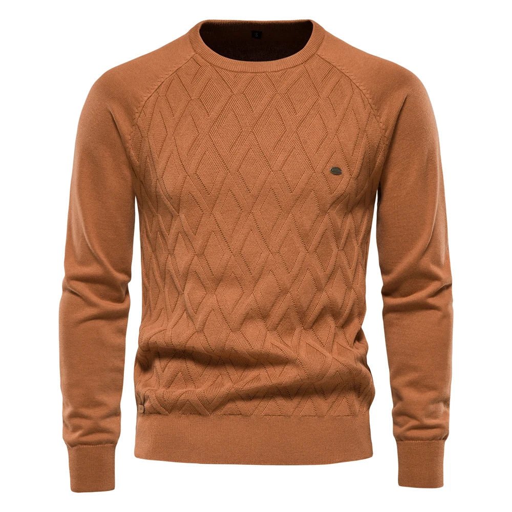 Marco Valmont — Jersey Rombos Premium Hombre | Heritage Style
