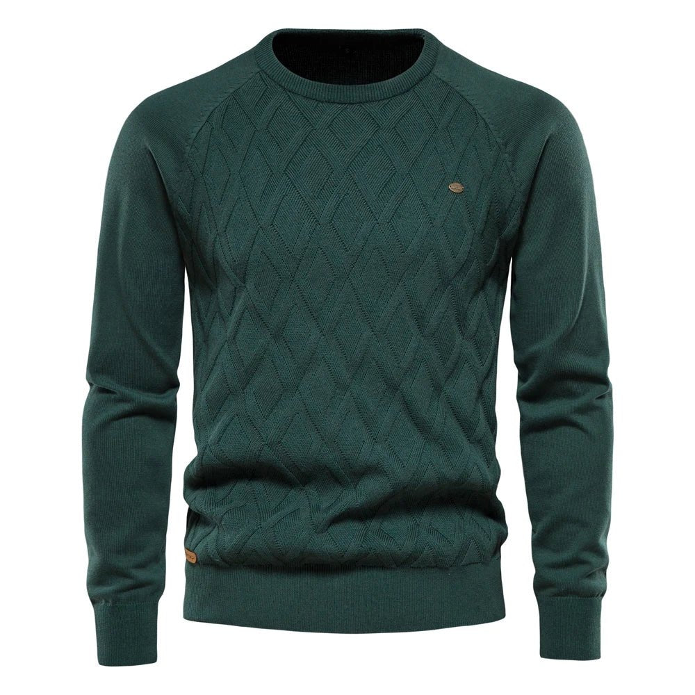 Marco Valmont — Jersey Rombos Premium Hombre | Heritage Style