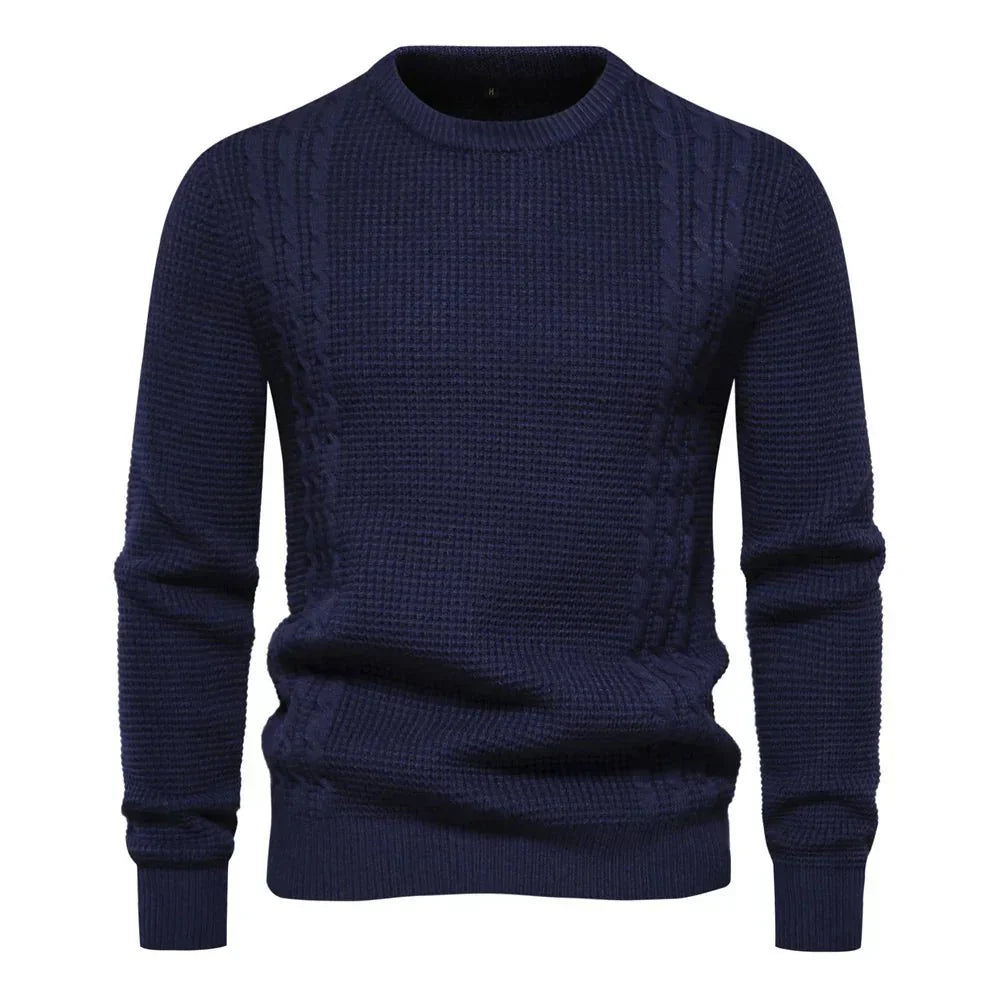 Abraham Valmont — Jersey Punto Casual Cálido Hombre | Lifestyle