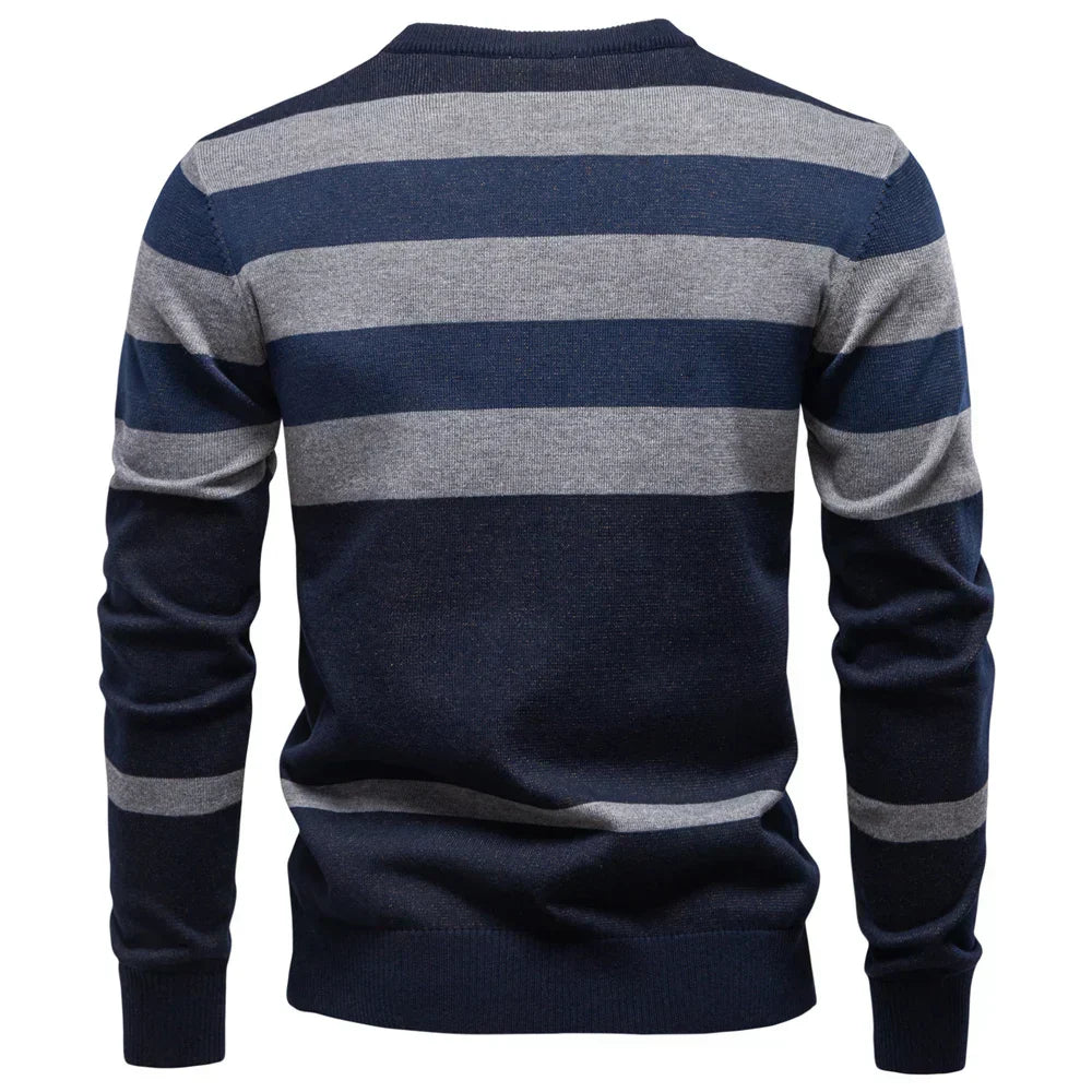 Lucas Valmont — Jersey Punto Rombos Hombre | Artesanía Textil