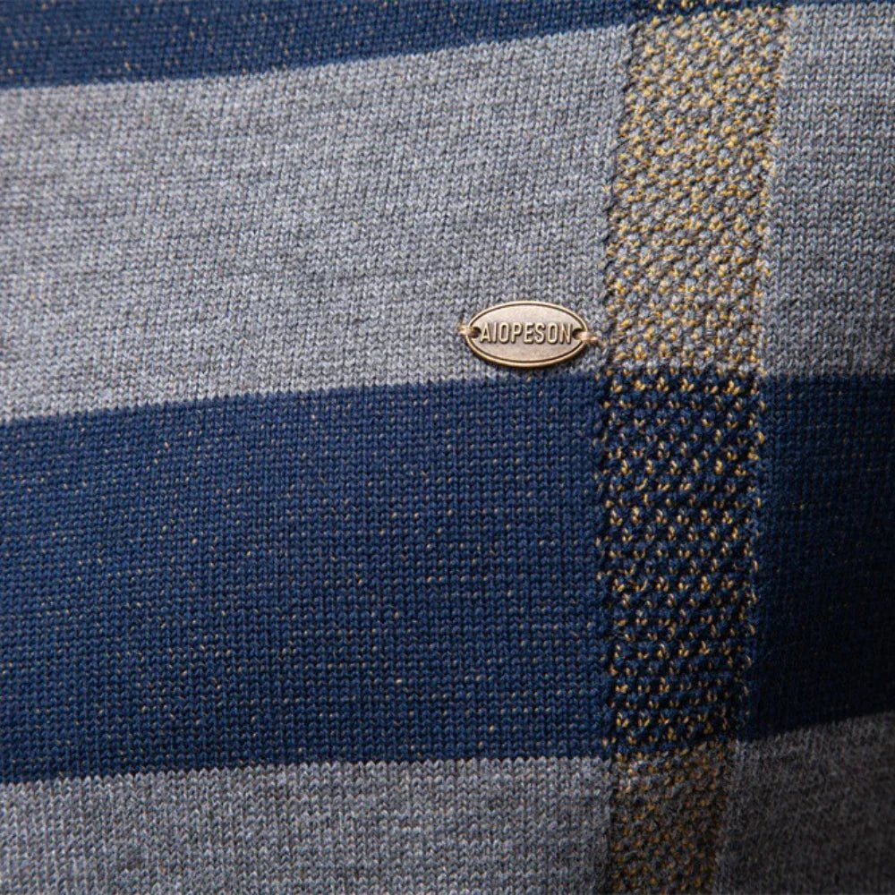 Lucas Valmont — Jersey Punto Rombos Hombre | Artesanía Textil