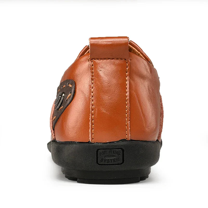 Mocasín Pierre Valmont — Cuero Premium Hombre | Negro, Marrón y Mostaza