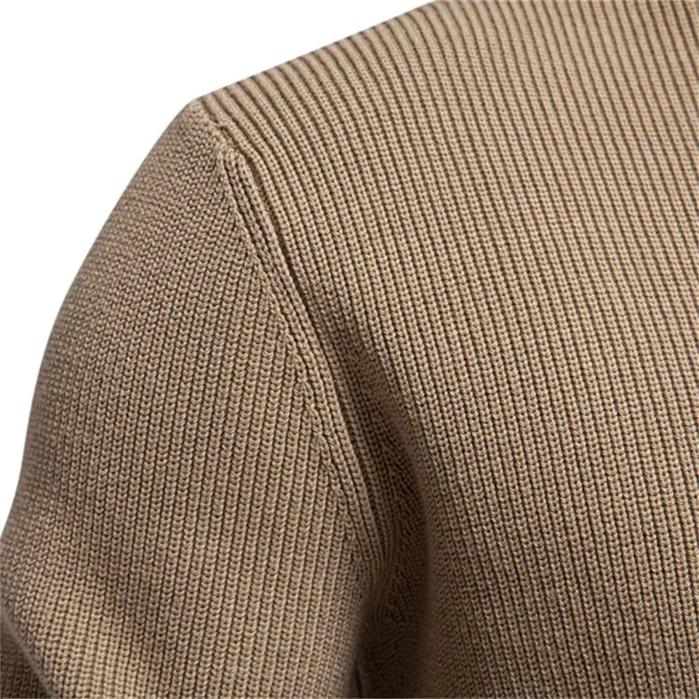 Javier Valmont — Jersey Elegante Botones Hombre | Refinamiento