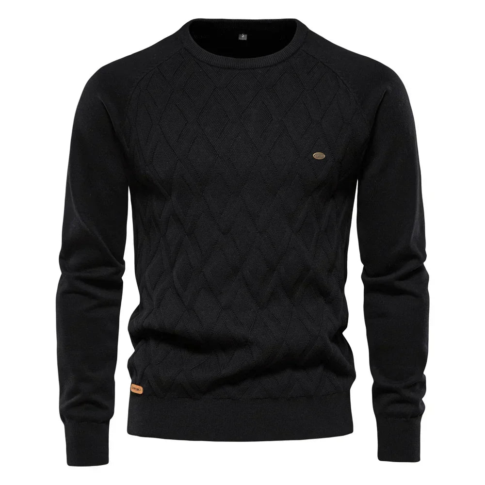 Marco Valmont — Jersey Rombos Premium Hombre | Heritage Style