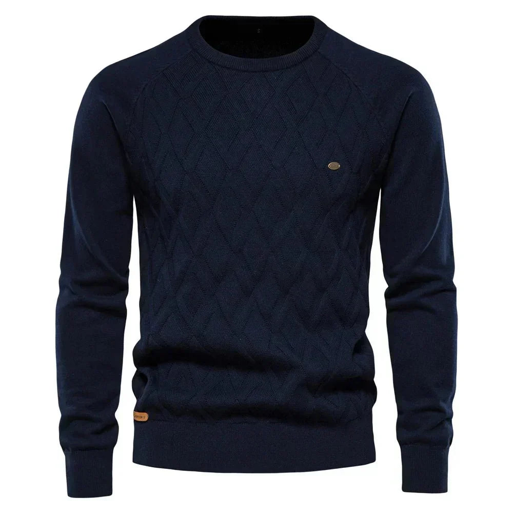 Marco Valmont — Jersey Rombos Premium Hombre | Heritage Style