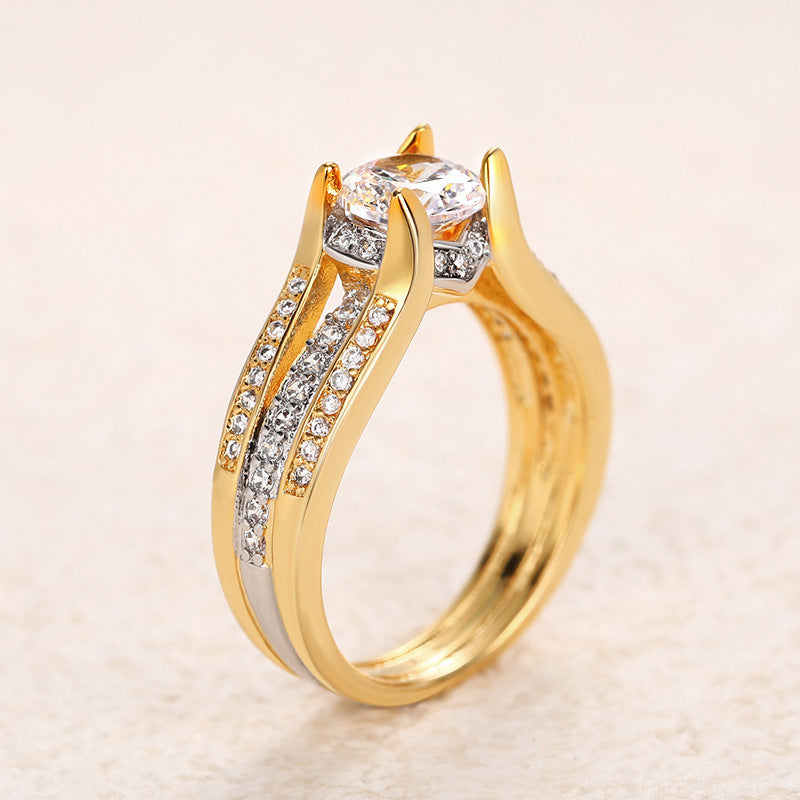 Anillo Cristal Vintage Valmont — Elegancia irresistible | Rosa