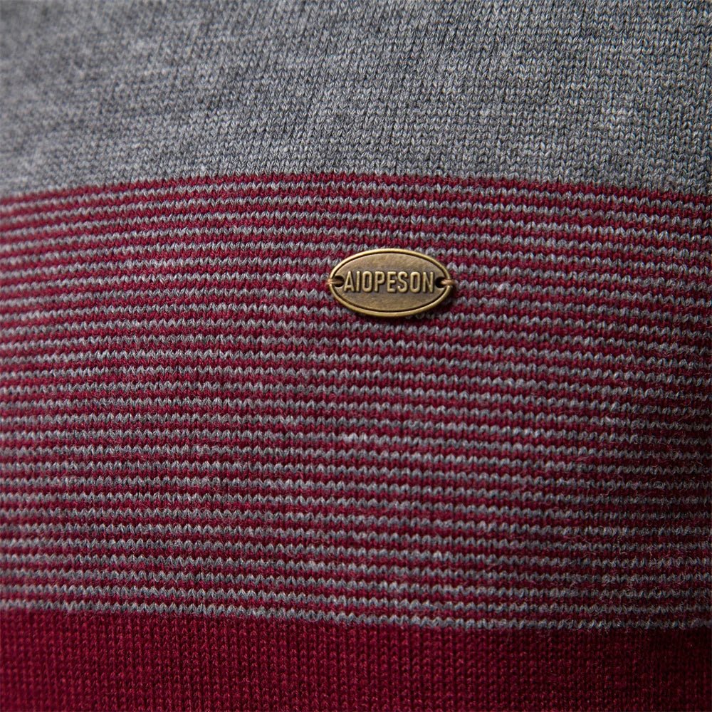 Héctor Valmont — Jersey Cuello Alto Elegante Hombre | Distinción