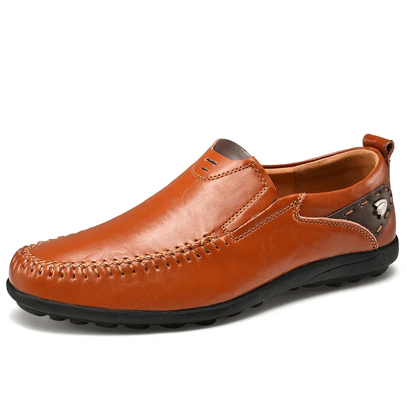 Mocasín Pierre Valmont — Cuero Premium Hombre | Negro, Marrón y Mostaza