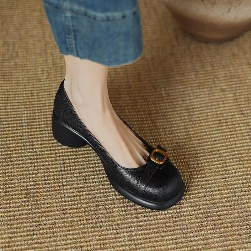 Escarpín Amélie Valmont — Elegancia Confort Todo el Día | Negro