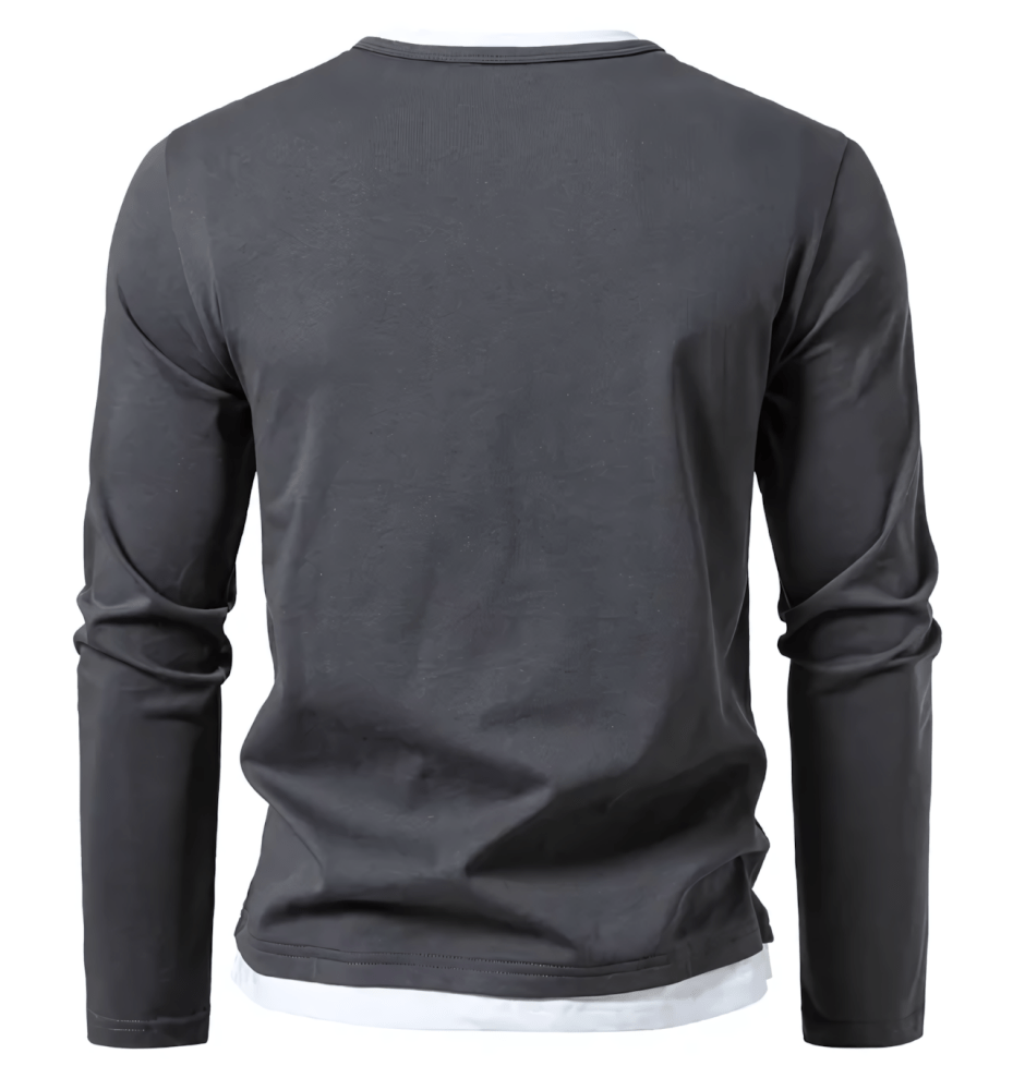 Rubén Valmont — Camiseta Manga Larga Algodón Premium | Hombre