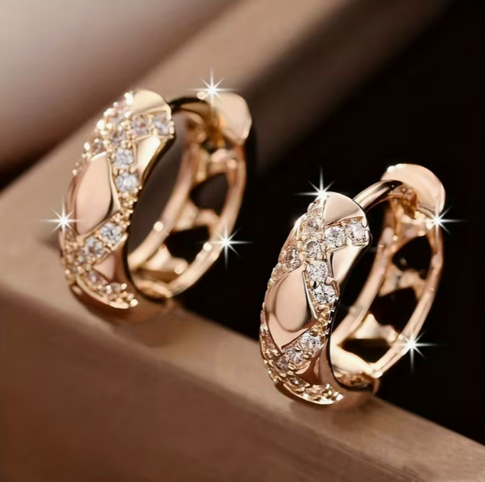 Pendientes Créoles Luxe Valmont — Elegancia irresistible | Elegante