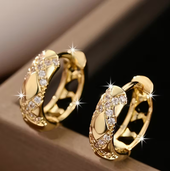 Pendientes Créoles Luxe Valmont — Elegancia irresistible | Elegante