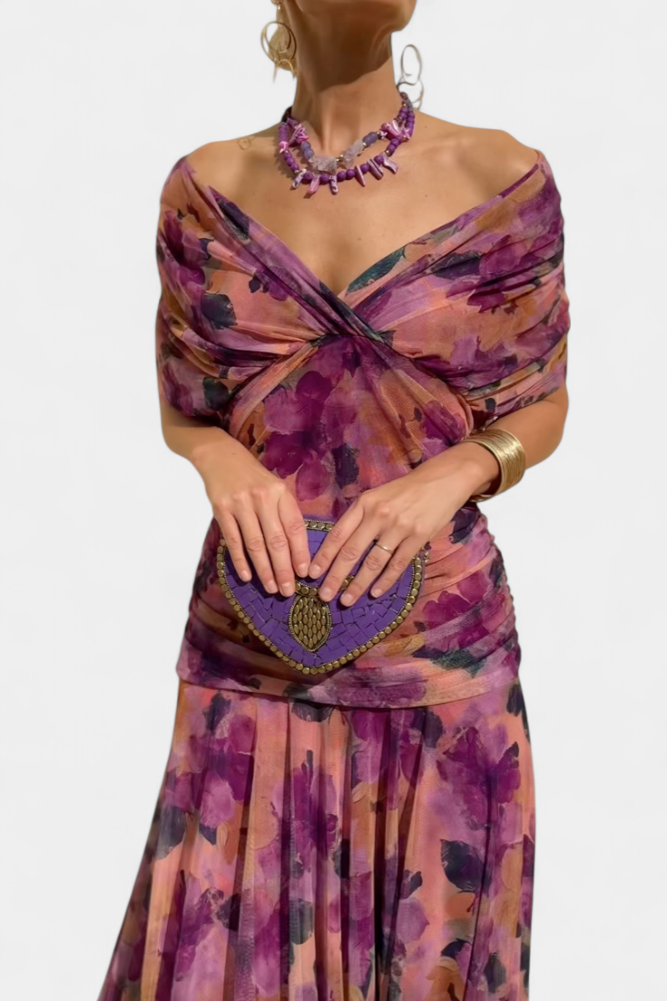 Vestido Maxi Florendra Valmont — Elegancia irresistible | Blanco