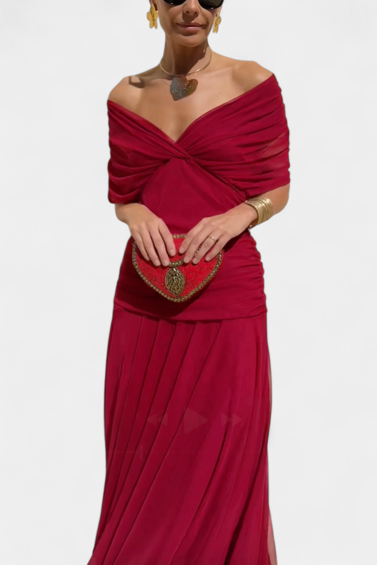 Vestido Maxi Florendra Valmont — Elegancia irresistible | Blanco