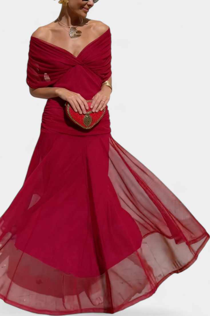 Vestido Maxi Florendra Valmont — Elegancia irresistible | Blanco