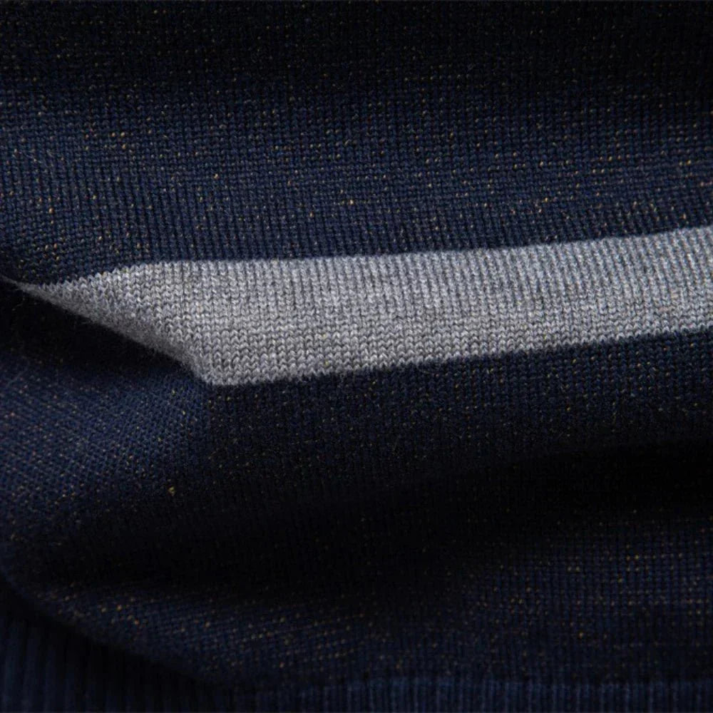 Lucas Valmont — Jersey Punto Rombos Hombre | Artesanía Textil