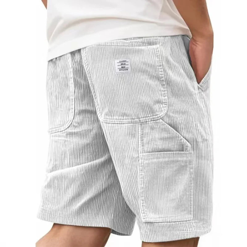 Short Valmont — Terciopelo Acanalado Vintage | Kaki, Azul Marino, Gris, Negro y más