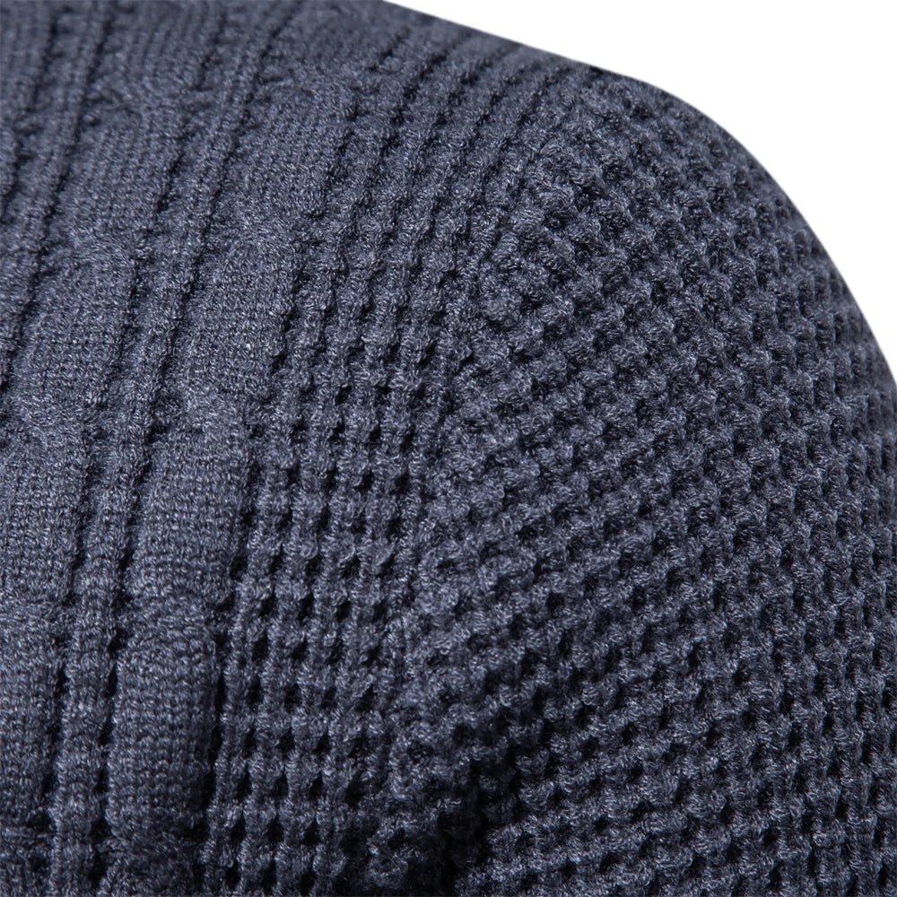 Abraham Valmont — Jersey Punto Casual Cálido Hombre | Lifestyle