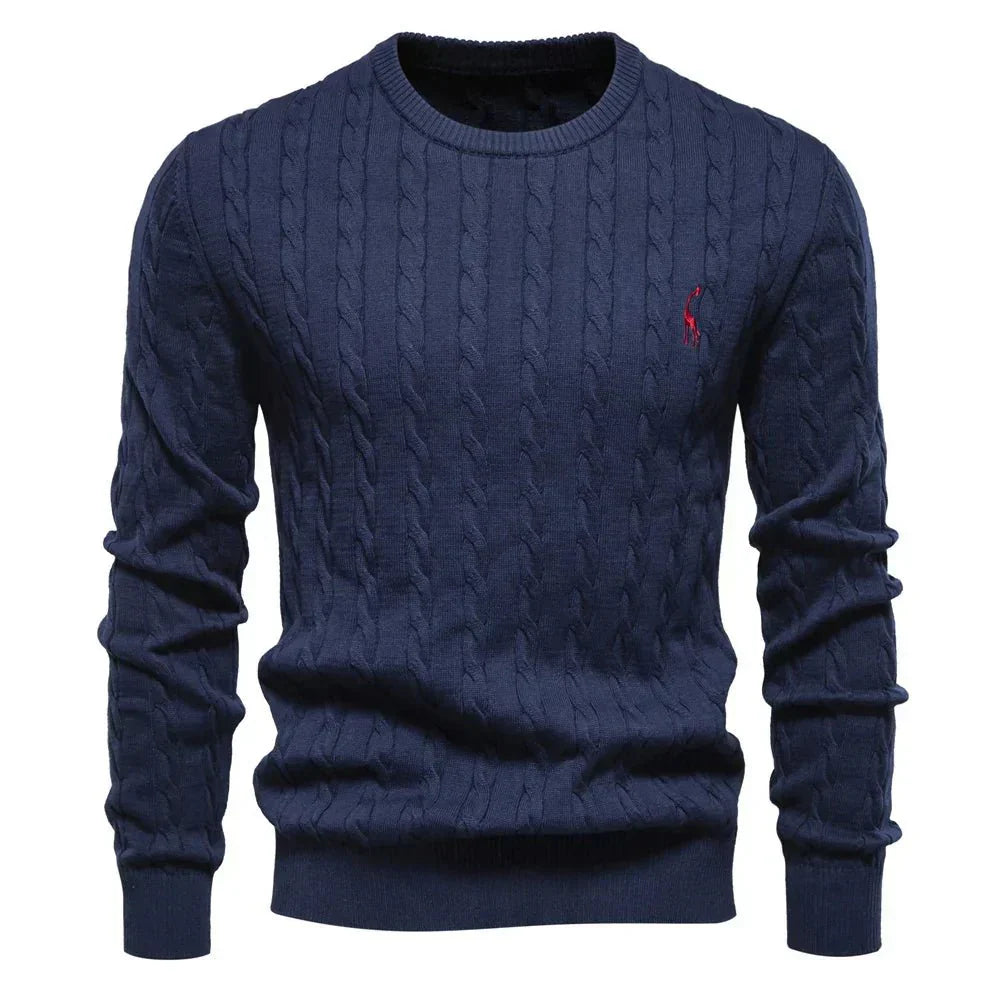 Sergio Valmont — Jersey Moderno de Punto Hombre | Contemporáneo