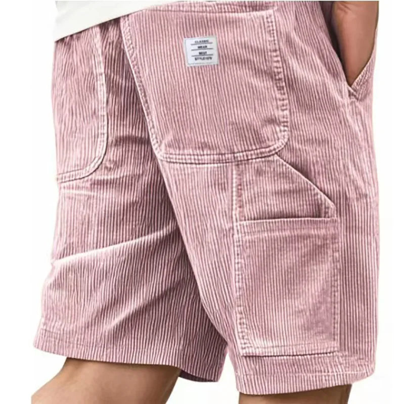 Short Valmont — Terciopelo Acanalado Vintage | Kaki, Azul Marino, Gris, Negro y más
