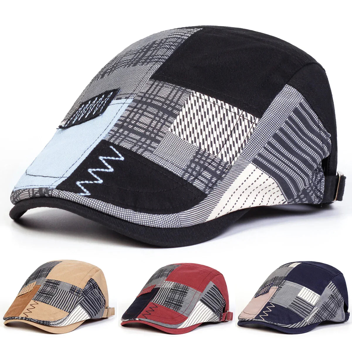 Gorras Raoul Valmont — estilo que define cada salida | Gorra Algodón Patchwork