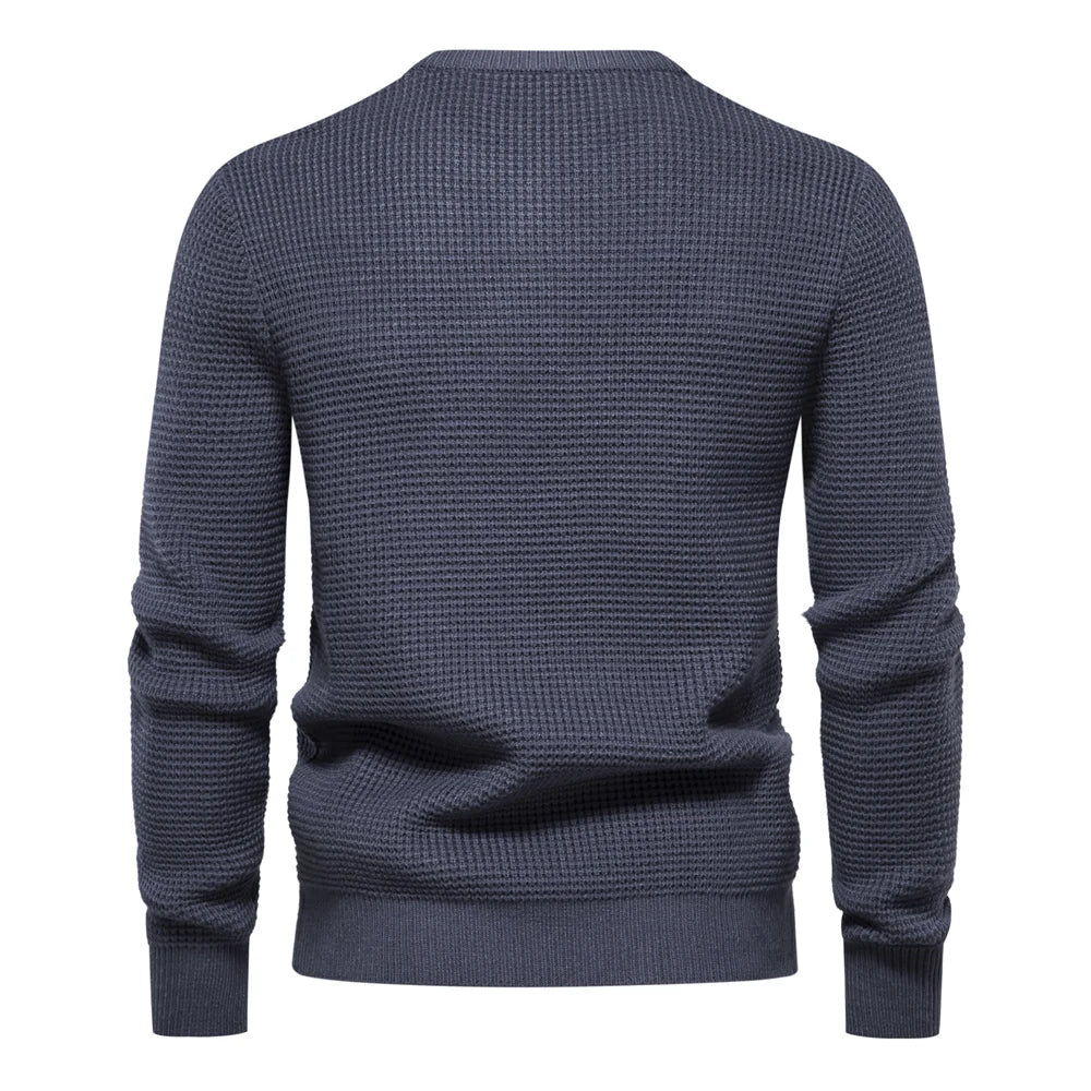 Abraham Valmont — Jersey Punto Casual Cálido Hombre | Lifestyle