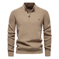 Javier Valmont — Jersey Elegante Botones Hombre | Refinamiento