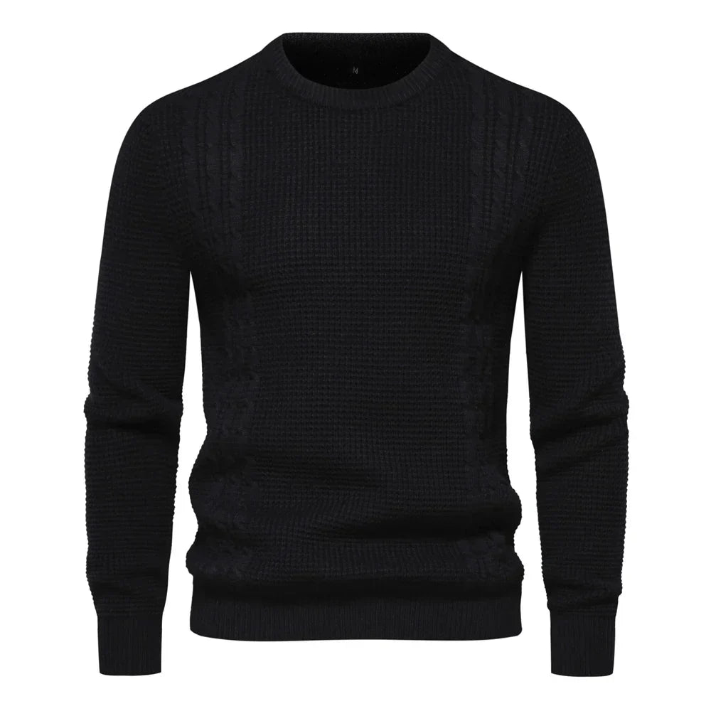 Abraham Valmont — Jersey Punto Casual Cálido Hombre | Lifestyle