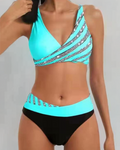 Bikinis Mona Valmont — confianza que brilla bajo el sol | Bikini Estampado Tonos Cálidos