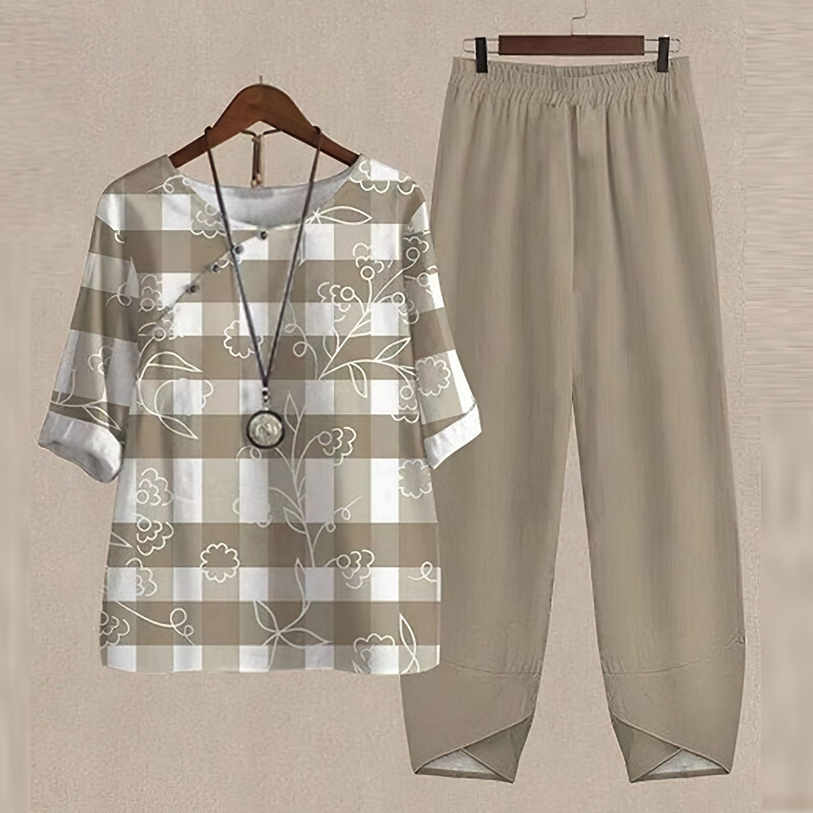 Conjunto Lilou Valmont — Camisa & Pantalón Chic Confort Mujer