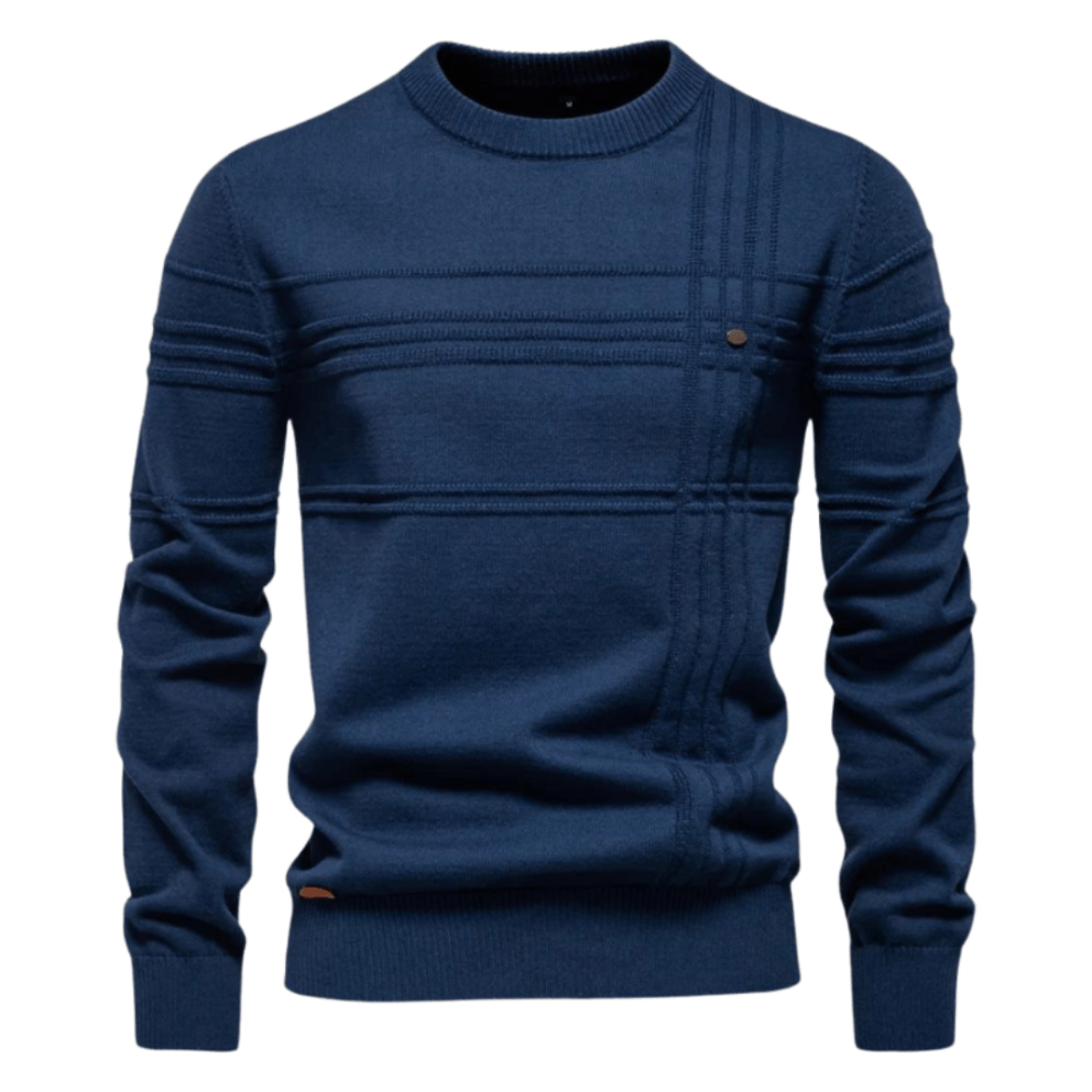 Óscar Valmont — Jersey Cuadros Elegante Hombre | Estilo Británico