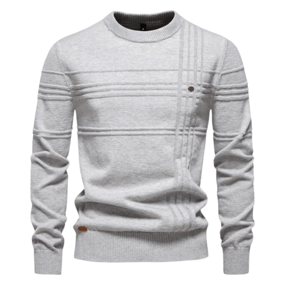 Óscar Valmont — Jersey Cuadros Elegante Hombre | Estilo Británico