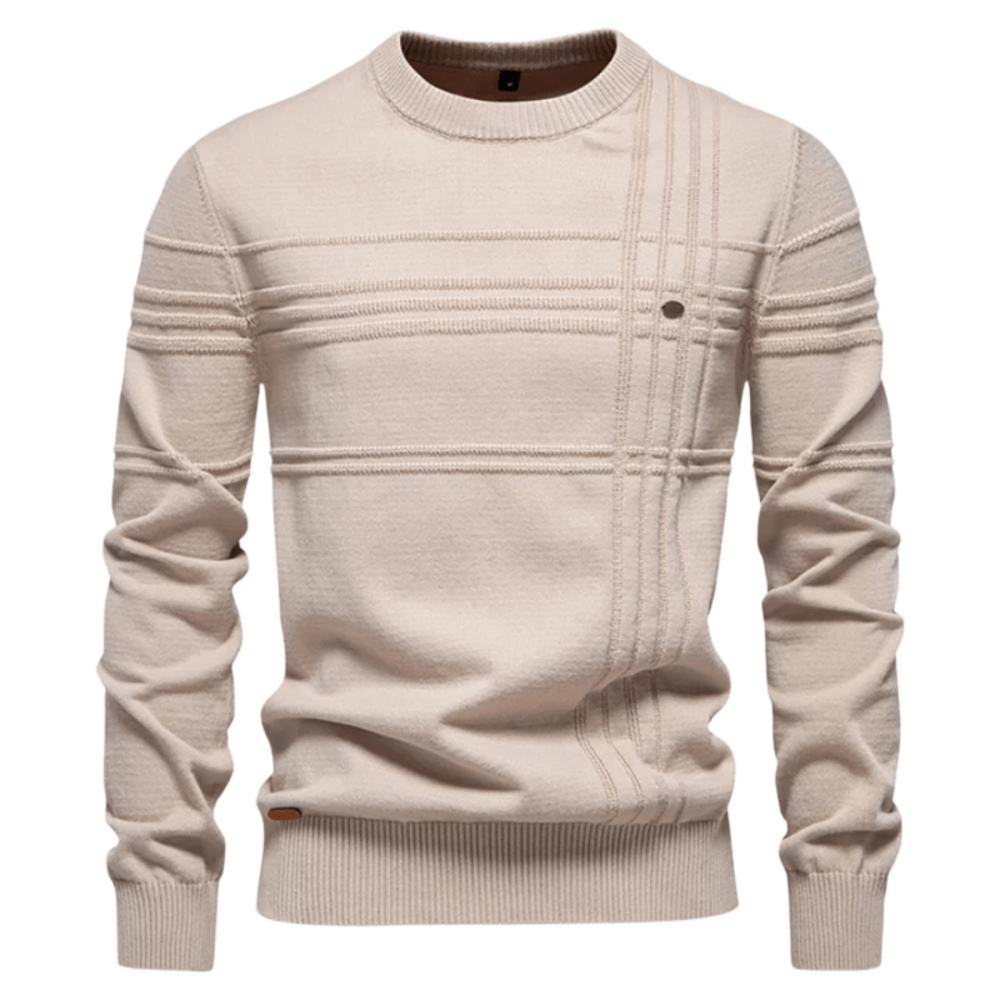 Óscar Valmont — Jersey Cuadros Elegante Hombre | Estilo Británico