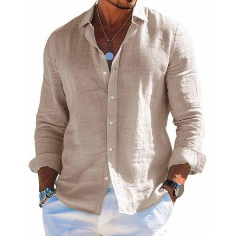 Camisa Luc Valmont — Lino Ligero de Verano | 9 Colores