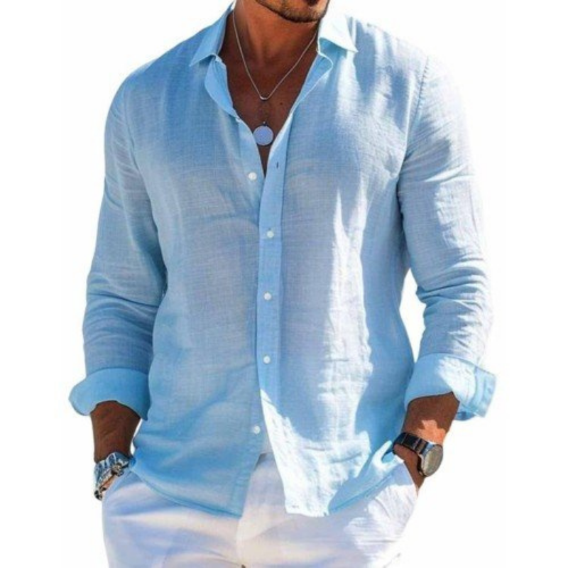 Camisa Luc Valmont — Lino Ligero de Verano | 9 Colores
