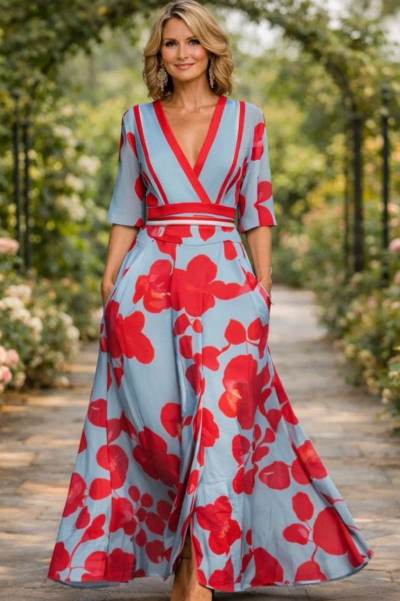 Aimée Valmont — Vestido Maxi Elegante | Mujer 2026