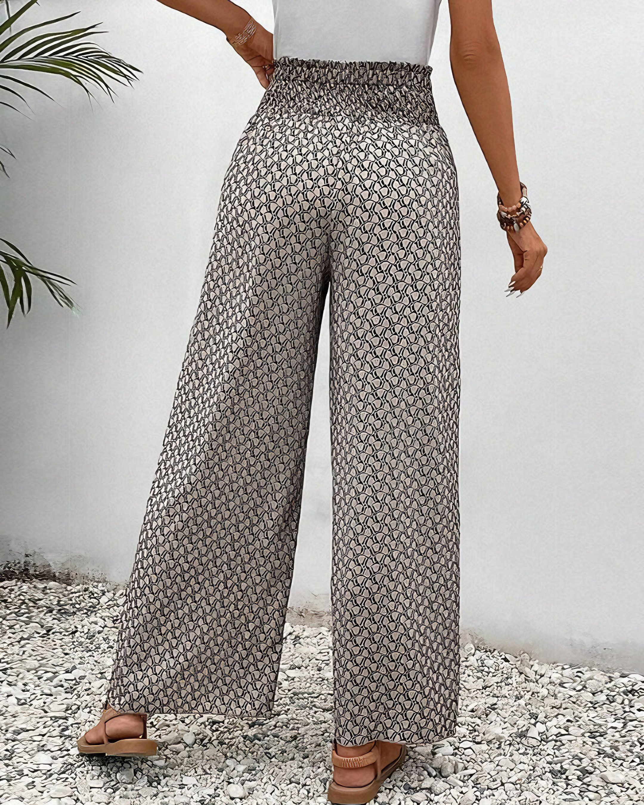 Pantalones Sahara - Pantalon Large Détendu Valmont — elegancia en cada movimiento | Sahara - Pantalon Large Détendu
