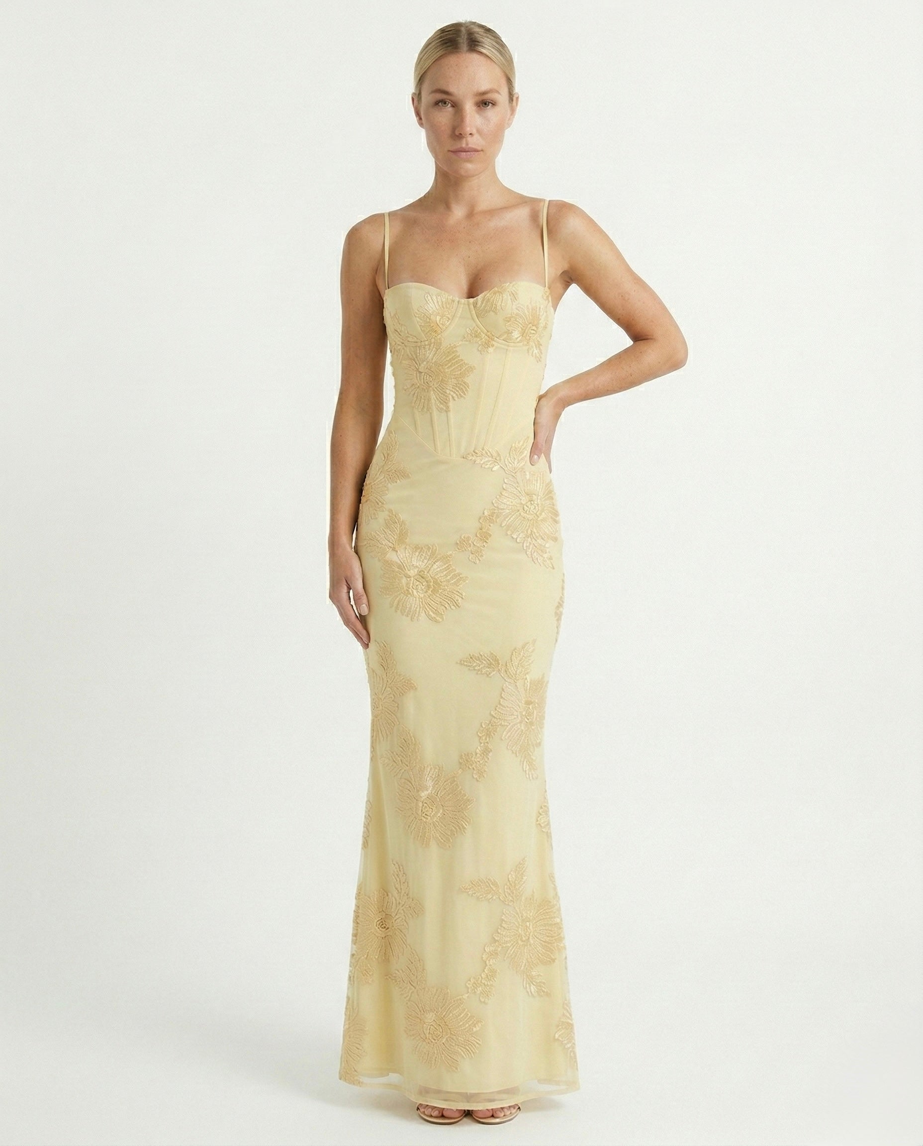Girasol Valmont — Vestido de Seda | Aura Collection
