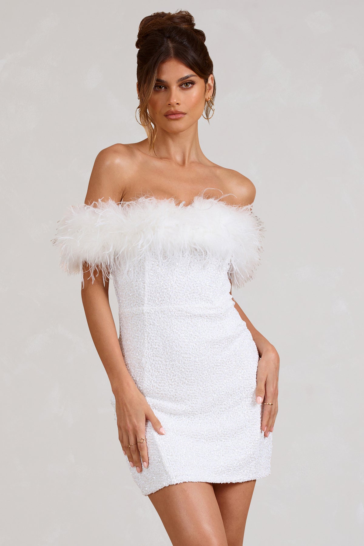 Vestido de Fiesta Plumes Valmont — Elegancia irresistible | Dorado
