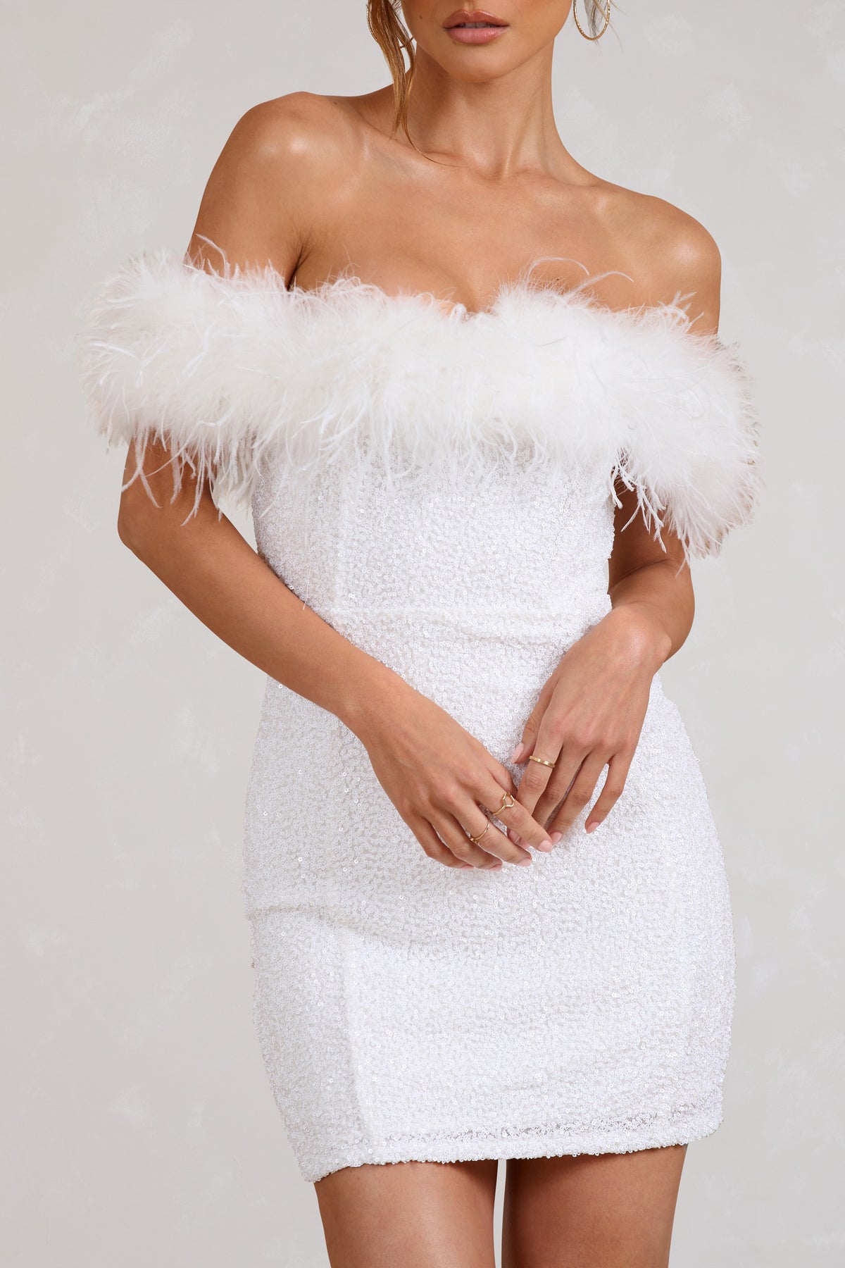 Vestido de Fiesta Plumes Valmont — Elegancia irresistible | Dorado