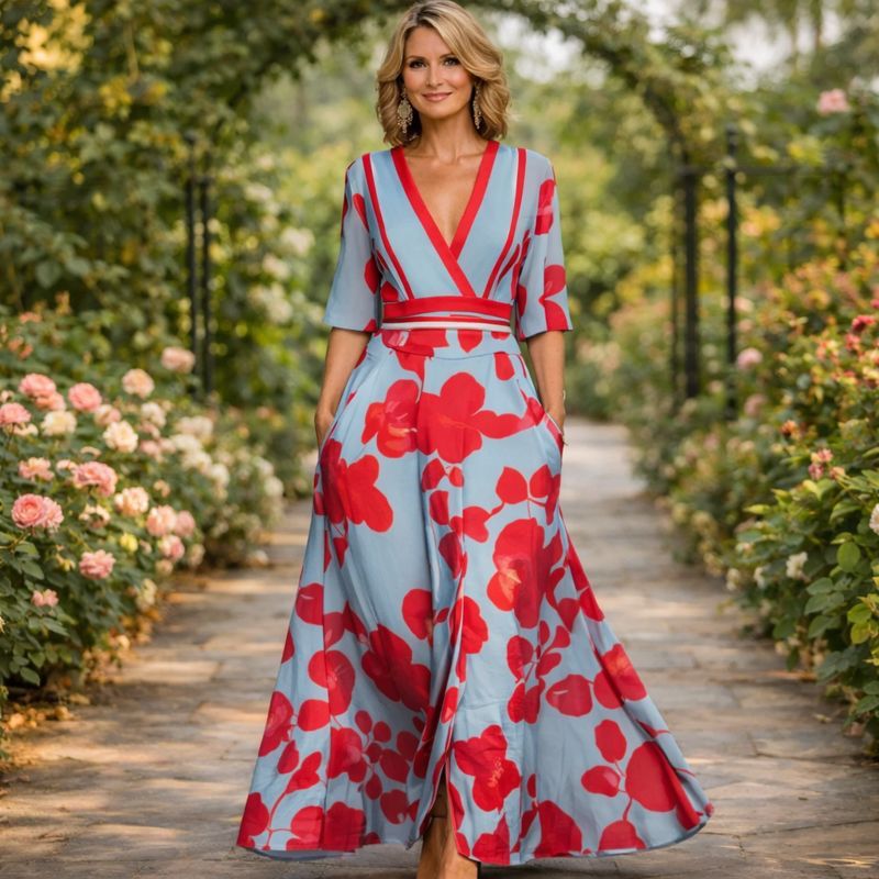 Aimée Valmont — Vestido Maxi Elegante | Mujer 2026
