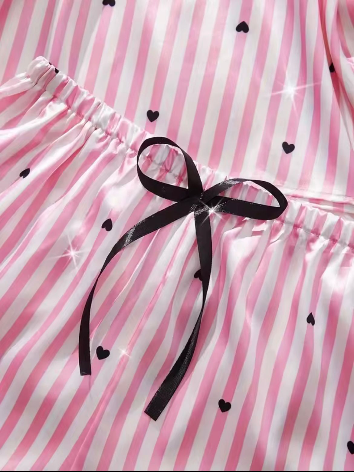 Désir Valmont — Pijama de Noche con Encaje | Rosa